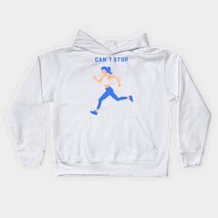 Can’t stop running Kids Hoodie